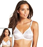 2 Pack Classic Non-Wired Crossover A-E Bras