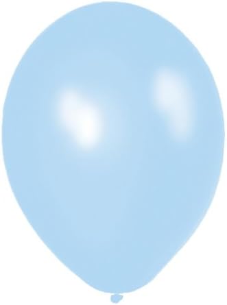 144 Helium Quality Latex 9" Party Balloons - Light Blue