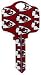 Kansas City Chiefs Kwikset KW1 House Key