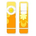 Retro Orange Flowers Design iPod shuffle Protective Decal Skin Sticker