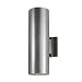 2 Light Wall Fixture Bronze Finish on Aluminum Cylinder - Exterior