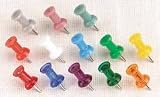 Universal 31312 3/8-Inch Gemstone Color Push Pins (100 per Pack)