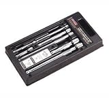 Wobble/Rigid Extension Bar Set 7pc 1/4, 3/8 & 1/2Sq Drive