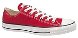 Converse Chuck Taylor All Star Shoes (M9696) Low Top in Red - Ships in 