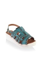 Simoty Sandalias planas (Turquesa)