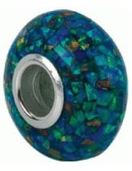 Opal Mosaic Mother of Pearl Bead