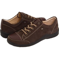 Finn Comfort Women's Soho Soft Two Tone Shoes,Cigar Nubuck/Sprite,37 M EU