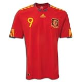 New 2010 Spain Torres #9 home kids size YL soccer jersey(includes shorts)