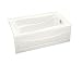 Tub with apron by Kohler - K-1242-RA in Almond