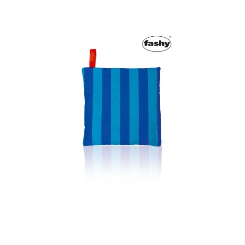 Imagen 2 de Fashy 6333 - Cojín de grano con funda de rayas, color rojo