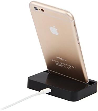 PlatinumTech iPhone 6 Charger Docking Station; Cradle Charging Sync Dock for Apple iPhone 6, 6plus, 5, 5S, 5C (Black)
