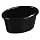 Carlisle S31203 Black 3 Oz. Oval Ramekin (Case of 48)