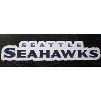 Seattle Seahawks Team Name NFL Car Magnet (Quantity of 1)