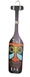 TiKi BAR Paddle Painted wooden PLAQUE SIGN wall decor