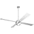Modern Fan BAL-BA 52" Ball Contemporary Energy Star DAMP Outdoor Brushed Aluminum Ceiling Fan