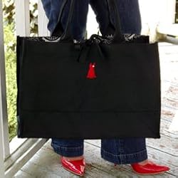 Cathy's Concepts Heart Awareness Damask Fabric Tote Bag