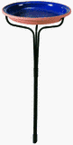 Opus Sunswept Hanging/Standing Birdbath, Royal Blue