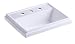 KOHLER K-2991-8-0 Tresham Rectangle Self-Rimming Lavatory with 8-inch Widespread Faucet Drilling, White