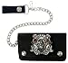 Lucky 13 FAITH DOUBT 6-1/2" Genuine Leather Chain Wallet