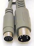 5 PIN PLUG TO PS2 SOCKET KEYBOARD LINE ADAPTOR