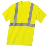 CornerStone - ANSI Compliant Safety T-Shirt Safety Yellow/ Reflective-M