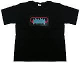 Advanced Technology Sound Reactive LED T-Shirt with Sound Sensory 