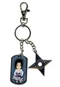 Key Chain: Naruto Shippuden - Chibi Sasuke Dog Tag & Shuriken