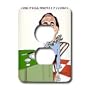 Londons Times Funny Panel Hollywood Cartoons - The Full Monty Python - Light Switch Covers - 2 plug outlet cover
