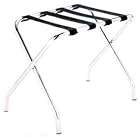 Scheibe Chrome Luggage Rack W/ Black Nylon Straps