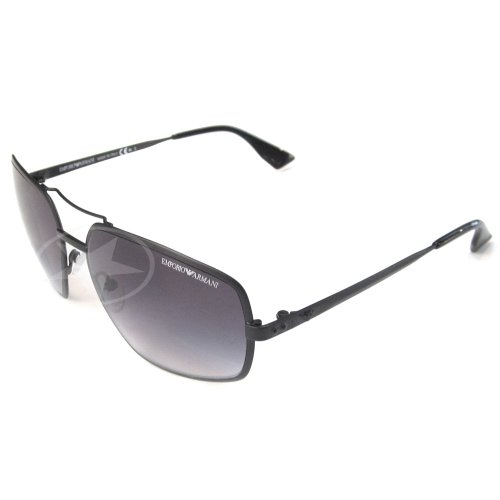 Emporio Armani Men’s 9639 Matt Black Frame Sunglasses