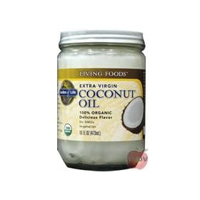 Garden of Life - Living Foods -Extra Virgin Coconut Oil - 16oz Oil