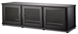 Salamander Synergy 237 A/V Cabinet w/ Three Doors (Black/Black)