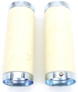 11-1/2" Long Zinc Plated Baffle Set Fits Inside 2-1/4" Drag Pipes