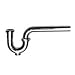 Brasstech Accessories Brasstech P Trap W cleanout 1 1 2in no F 305 Brasstech P Trap W cleanout 1 Satin Bronze
