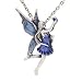 Produkt-Bild: Anh&auml;nger Elfe FAIRY blau aus Zinn Elfen Schmuck FeenFantasy
