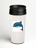 16 oz. Double Wall Insulated Tumbler with dolphin - Paper Insert