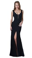 Sheath Chiffon Backless Scoop Neck Evening Dress/Party Dress  with a Brush/Sweep Train 