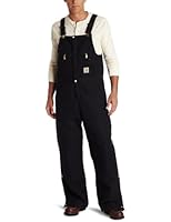 Carhartt Men's Quilt-Lined Zip-To-Waist Bib Overalls