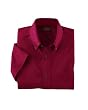 Harriton - Men's Short-Sleeve Twill Shirt with Stain-Release