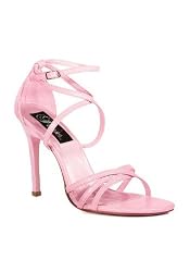 Women's 4 Inch Open Toe Crisscross Ankle Strap Sanda