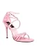 Women's 4 Inch Open Toe Crisscross Ankle Strap Sanda