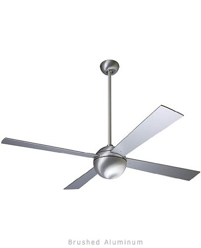 52 Ball Hugger Brushed Ceiling Fan