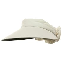 UV Large Peak Golf Visor-Natural W39S47A