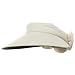 UV Large Peak Golf Visor-Natural W39S47A