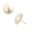 14K 16-18mm. Pearl Stud Earrings
