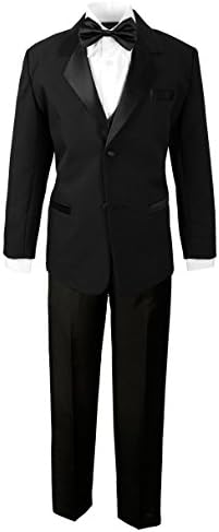 Spring Notion Boys Black Tuxedo Suit no Tail