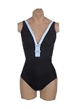 It Figures! Pretty Bows Tummy Thinner Collection Pretty Bows V-Neck Tank Style Swimsuit RETAIL VALUE $109