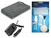 Superior Quality Replacement Battery PLUS Mini Battery Travel Charger for Specific Digital Camera and Camcorder Models / Compatible with CANON BP-308, BP-308B, BP-308S, DC50, DC51, HR10, HV10, IXY DVM5, MVX4i, Optura 600 Charges with Intelligent Charge Technology - Includes Car Adapter and Camera/Lens Cleaning Kit