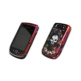 Love Hurts Skull Design Snap-On Cover Case for Blackberry Torch 9800