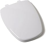 Comfort Seats C1B3E9S00 EZ Close Premium Eljer New Emblem Design Plastic Toilet Seat, Elongated, White